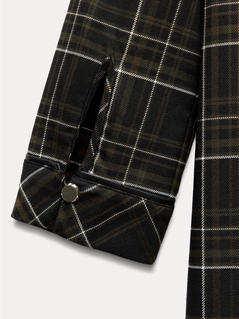 🖤 ZARA Plaid Mini Dress | Size M | New With Tags - Picture 8 of 11